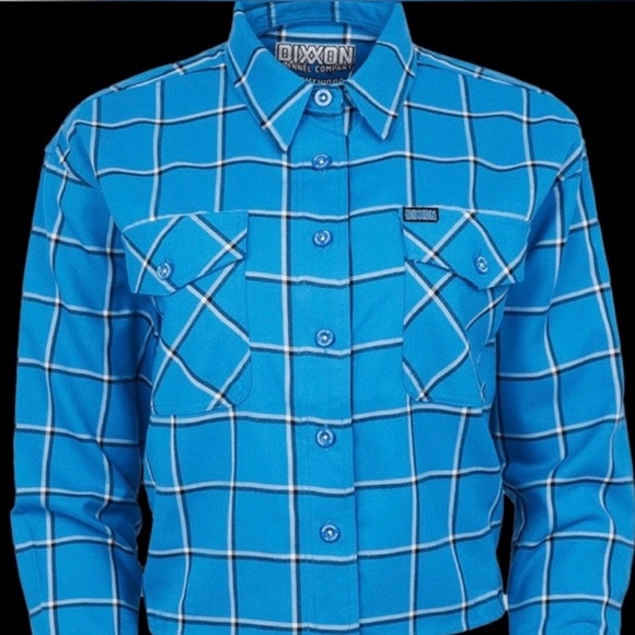 DIXXON Flannel Co. Brentwood Blue
Plaid Waistline Flannel NWT - Picture 2 of 13
